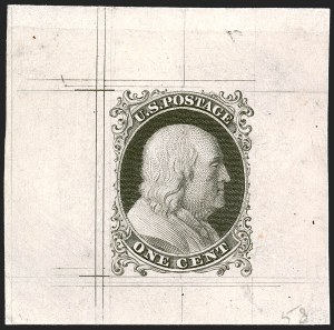 Sale 1242, Lot 1, One-Cent: Essays and Proofs