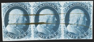 Sale 1242, Lot 115, One-Cent: Plate Four (Scott 6-8A)