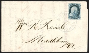 Sale 1242, Lot 116, One-Cent: Plate Four (Scott 6-8A)