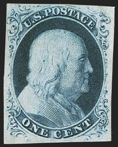 Sale 1242, Lot 118, One-Cent: Plate Four (Scott 6-8A)