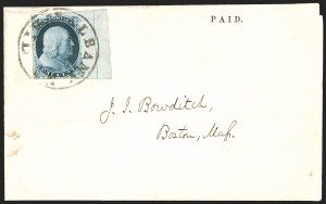 Sale 1242, Lot 125, One-Cent: Plate Four (Scott 6-8A)