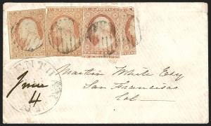 Sale 1242, Lot 187, Three-Cent: Bisects