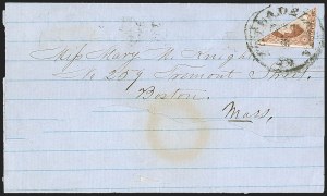 Sale 1242, Lot 188, Three-Cent: Bisects