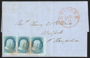 Sale 1242, Lot 19, One-Cent: Plate One Early, cont. (Scott 7-8A)