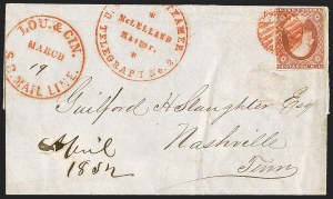 Sale 1242, Lot 206, Three-Cent: Railroads and Waterways