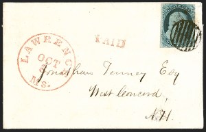 Sale 1242, Lot 21, One-Cent: Plate One Early, cont. (Scott 7-8A)