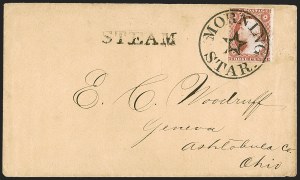 Sale 1242, Lot 210, Three-Cent: Railroads and Waterways