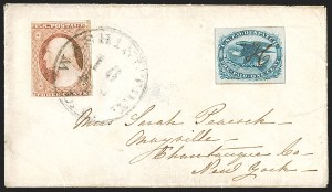 Sale 1242, Lot 228, Three-Cent: Carriers and Locals