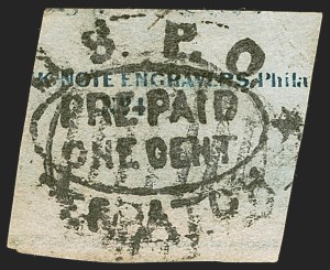 Sale 1242, Lot 231, Three-Cent: Carriers and Locals