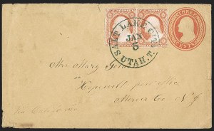 Sale 1242, Lot 240, Three-Cent: Territorial and Western
