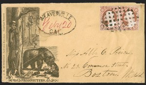 Sale 1242, Lot 245, Three-Cent: Territorial and Western