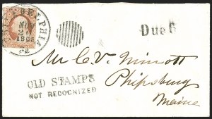 Sale 1242, Lot 257, Three-Cent: Demonetized Uses