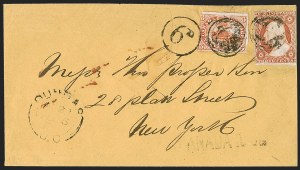 Sale 1242, Lot 259, Three-Cent: Uses from Canada