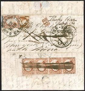 Sale 1242, Lot 261, Three-Cent: Foreign Mails