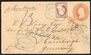 Sale 1242, Lot 262, Three-Cent: Foreign Mails