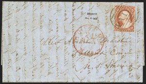 Sale 1242, Lot 269, Three-Cent: Foreign Mails