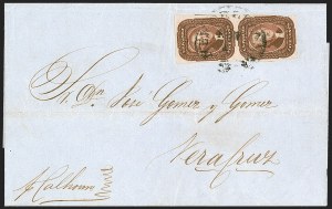 Sale 1242, Lot 307, Five-Cent: Foreign Mails (Scott 12)