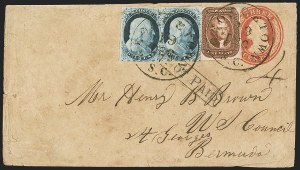Sale 1242, Lot 308, Five-Cent: Foreign Mails (Scott 12)