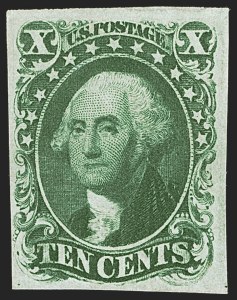 Sale 1242, Lot 329, Ten-Cent: Type I (Scott 13)