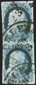 Sale 1242, Lot 40, One-Cent: Plate One Late (Scott 7, 9)