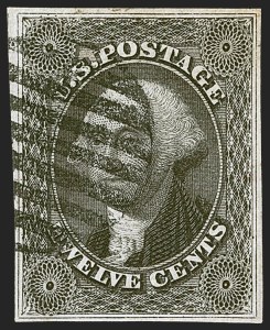 Sale 1242, Lot 405, Twelve-Cent: Off-Cover (Scott 17)