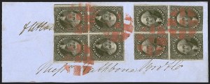 Sale 1242, Lot 418, Twelve-Cent: Off-Cover (Scott 17)