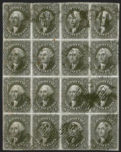 Sale 1242, Lot 420, Twelve-Cent: Off-Cover (Scott 17)