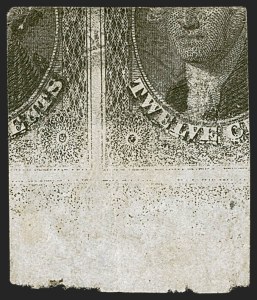 Sale 1242, Lot 421, Twelve-Cent: Off-Cover (Scott 17)