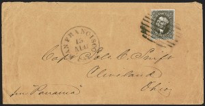 Sale 1242, Lot 424, Twelve-Cent: Domestic Covers (Scott 17)