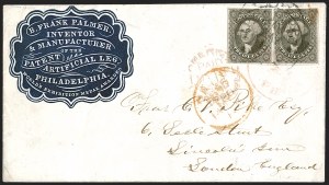 Sale 1242, Lot 437, Twelve-Cent: Foreign Mails (Scott 17)