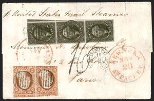 Sale 1242, Lot 446, Twelve-Cent: Foreign Mails (Scott 17)