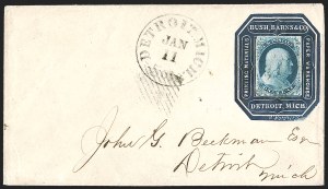 Sale 1242, Lot 56, One-Cent: Plate One Late (Scott 7, 9)