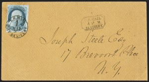 Sale 1242, Lot 60, One-Cent: Plate One Late (Scott 7, 9)