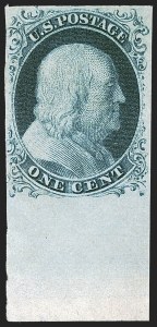 Sale 1242, Lot 73, One-Cent: Plate Two (Scott 7, 8)