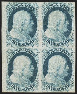 Sale 1242, Lot 75, One-Cent: Plate Two (Scott 7, 8)