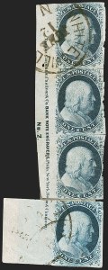 Sale 1242, Lot 77, One-Cent: Plate Two (Scott 7, 8)
