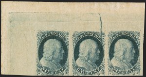 Sale 1242, Lot 81, One-Cent: Plate Two (Scott 7, 8)