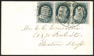Sale 1242, Lot 83, One-Cent: Plate Two (Scott 7, 8)