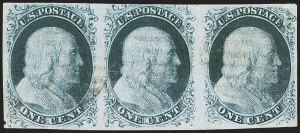 Sale 1242, Lot 86, One-Cent: Plate Two (Scott 7, 8)