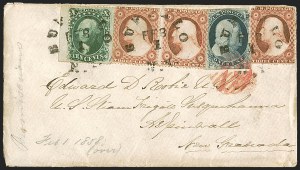 Sale 1242, Lot 91, One-Cent: Plate Two (Scott 7, 8)