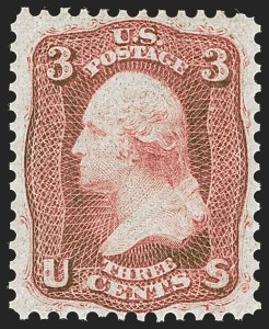 Sale 1244, Lot 102, 1861 Issue First Designs and Colors (Scott 55-61)