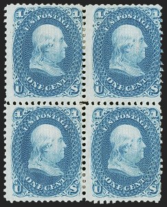 Sale 1244, Lot 144, 1867-68 Grilled Issue (Scott 79-101)