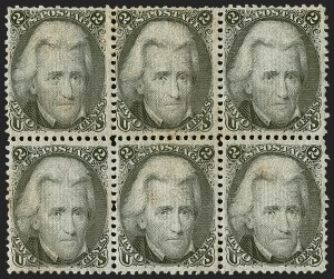 Sale 1244, Lot 154, 1867-68 Grilled Issue (Scott 79-101)