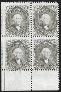 Sale 1244, Lot 166, 1867-68 Grilled Issue (Scott 79-101)