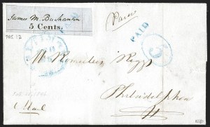 Sale 1244, Lot 2, Postmasters' Provisionals