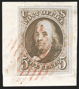 Sale 1244, Lot 23, 1847 Issue (Scott 1-2)