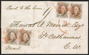 Sale 1244, Lot 26, 1847 Issue (Scott 1-2)
