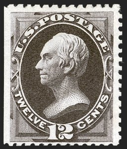 Sale 1244, Lot 263, 1875 Continental Bank Note Co. Hard Paper Special Printing (Scott 167-177, 180)