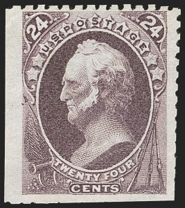 Sale 1244, Lot 265, 1875 Continental Bank Note Co. Hard Paper Special Printing (Scott 167-177, 180)
