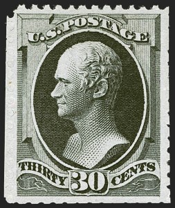Sale 1244, Lot 266, 1875 Continental Bank Note Co. Hard Paper Special Printing (Scott 167-177, 180)